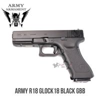 ARMY R18 GLOCK18 BLACK GBB แถมอุปกรณ์พร้อมเล่นครบชุด