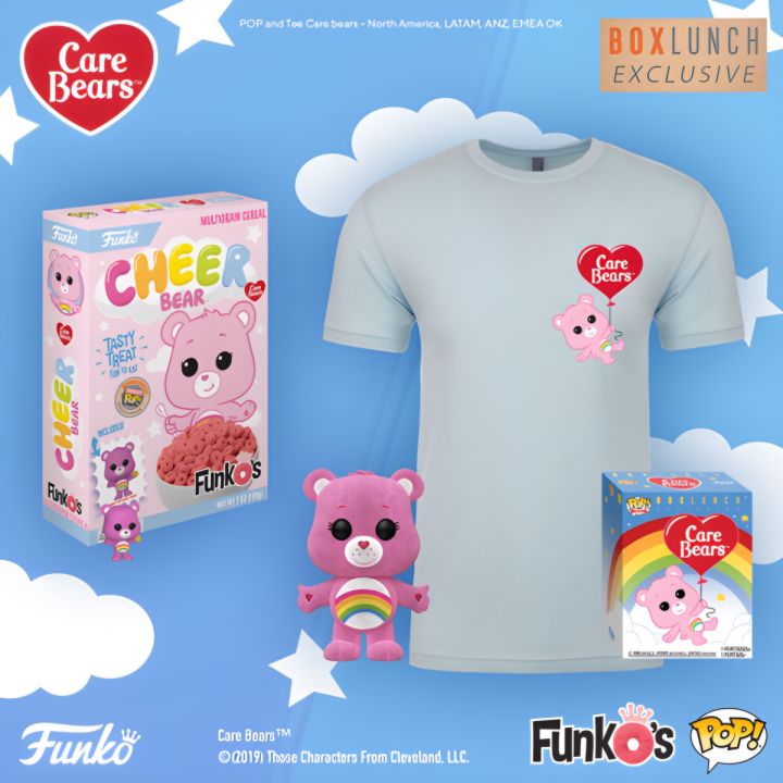 เสื้อยืดแคร์แบร์-care-bears-funko-exclusive-เฉพาะเสื้อ-cheer-bear-สินค้าใหม่-นำเข้าจากอเมริกาแท้100