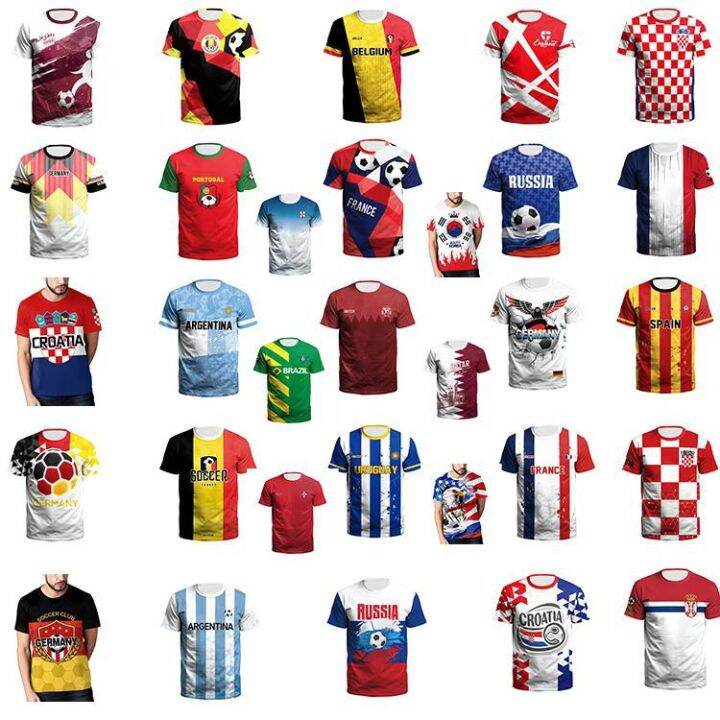 FTB 20222023 World Cup Argentina National Home Football Jersey T Shirt