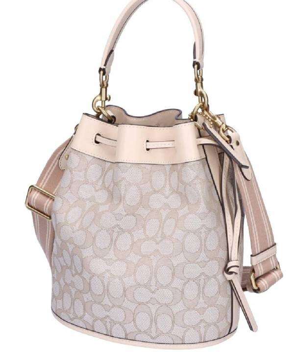 ของแท้ COACH FIELD BUCKET BAG IN SIGNATURE CHAMBRAY (COACH C4693