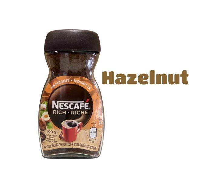 NESCAFE RICH Hazelnut, Instant Coffee, 100g Lazada PH