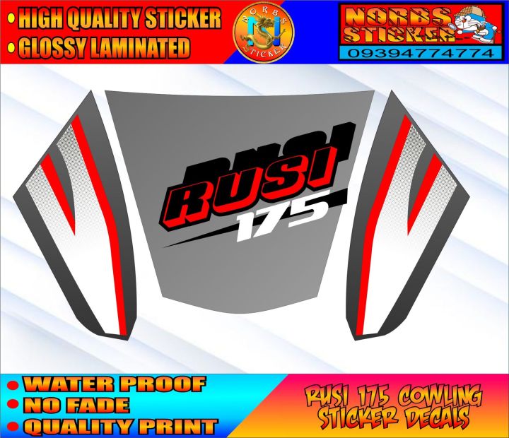 Rusi Cowling 175 Decals W Freebies Lazada Ph