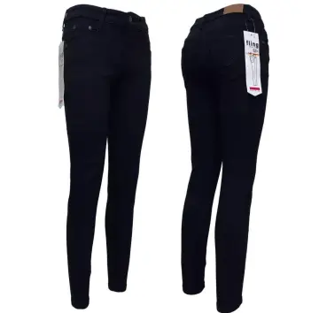 Black Stretchable Fitted Pants