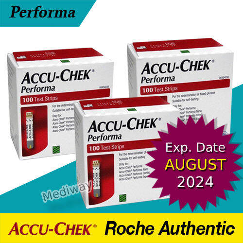 [ SG STOCK ] Accu Chek performa test strips 300 Diabetes Glucose Test