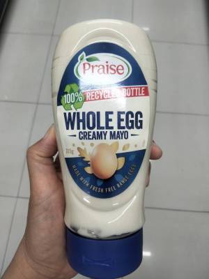 Praise Whole egg  Cream Mayonnise355g. มายองเนส เพรส 335กรัม