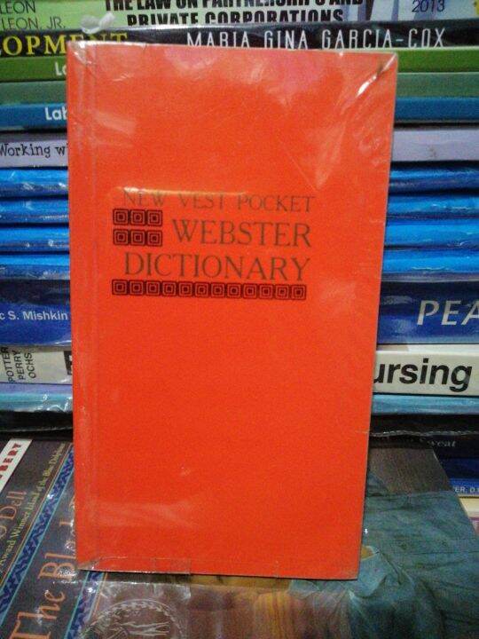 New Vest Pocket Webster Dictionary | Lazada PH