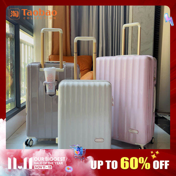 Hinomoto Luggage Female Airway Cup Holder Suitcase Double Closed