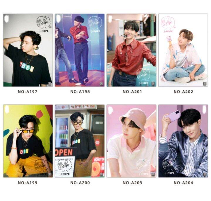 TJ'sB-JHOPE bts Solo POSTER WALLPAPER 1set=8pcs (with freebies) | Lazada PH