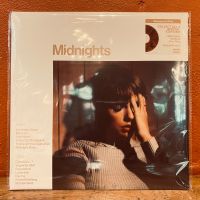 1 LP แผ่นเสียง ไวนิล Taylor Swift - Midnights (Mahogany Marbled)(0006)