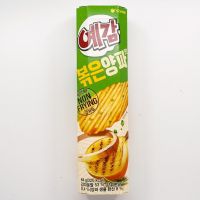 [พร้อมส่ง?]ขนมเกาหลี  โอริออน เยกัม มันฝรั่งแผ่นอบกรอบ  Orion Yegam Potato Chip-Frying 64g. รสหัวหอม??