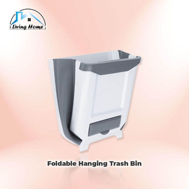 Hanging Foldable Rubbish Bin Can for Kitchen Door Waste Bin