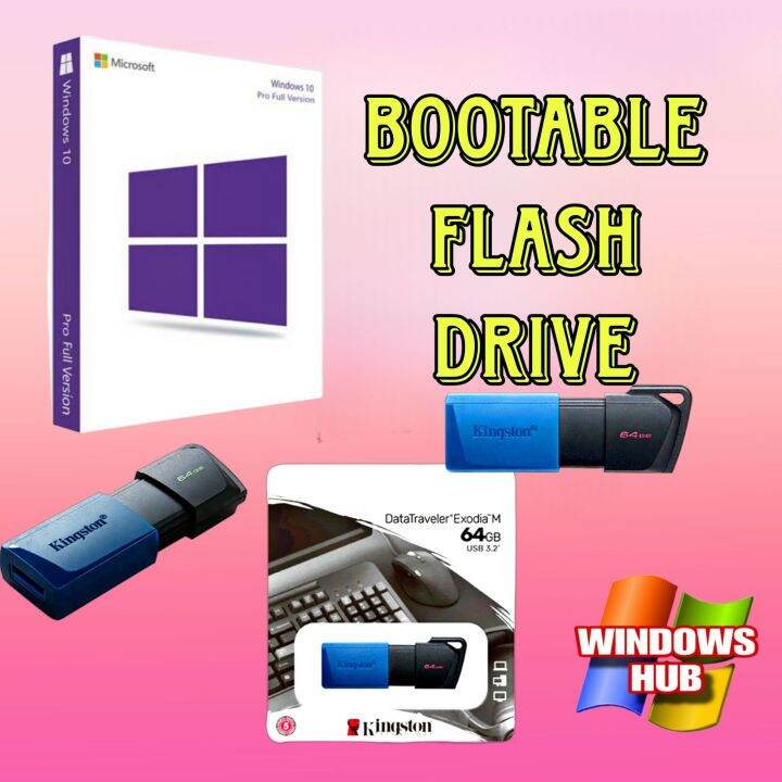 BOOTABLE FLASH DRIVE WINDOWS 10 PRO Lazada PH
