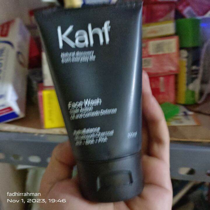 kahf triple action face wash 100ml Lazada Indonesia