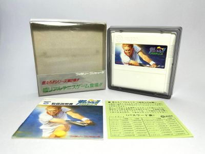 ตลับแท้ Famicom(japan)  Moero!! Pro Tennis