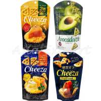 Glico Cheeza Cracker 40g 4ชนิด แครกเกอร์ชีสเข้มข้นรูปสามเหลี่ยมสุดซ่า