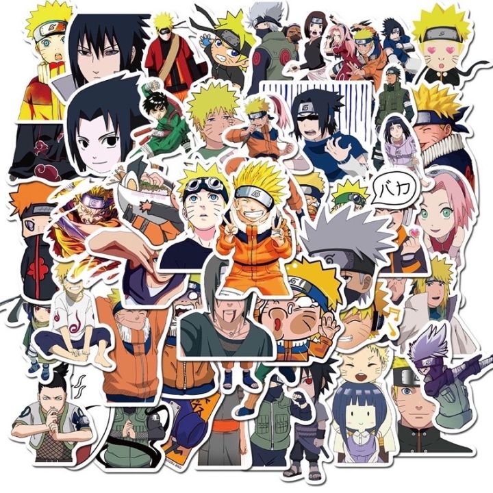 sticker-สติ๊กเกอร์-naruto-h-110-นารูโตะ-50ชิน-นินจา-นินจาจอมคาถา-คาคาชิ-อิทาจิ-ซาซึเกะ-นารุโตะ-ninja-โบรูโตะ-boruto-นิน-จา-อนิเมะ-มังงะ-ญี่ปุ่น-n-a-r-u-t-o