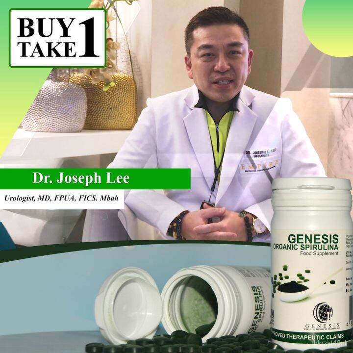 BUY 1 TAKE 1 (150 TABLETS per BOTTLE)Genesis Organic Spirulina Mega