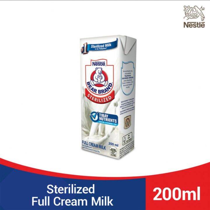 Bear Brand Sterilized Full Cream Milk 200ml | Lazada PH