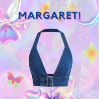 Margaret top เสื้อคล้องคอยีนส์ (พร้อมส่ง)