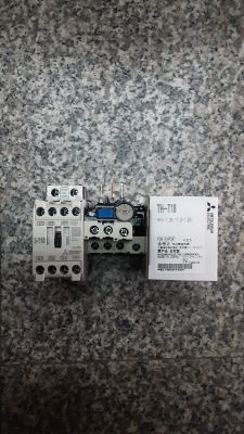 MITSUBISHI Magnetic S-T10 พร้อม โอเวอร์โหลด Overload Relay TH-T18 1.3A