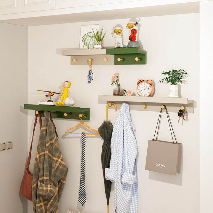 Entrance Hook Entrance Coat and Cap Wall Entrance Doorway Clothes Rack