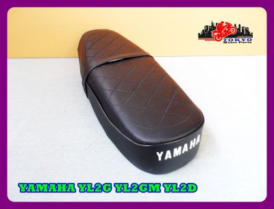 YAMAHA YL2G YL2GM YL2D "BLACK" COMPLETE DOUBLE SEAT // เบาะ เบาะมอเตอร์ไซค์ สีดำ หนังพีวีซี สินค้าคุณภาพดี