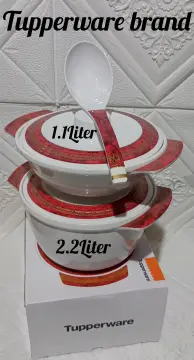 Food Keeper Set 3 in 1 Set Tupperware with Soup Server Bowl with Scoop