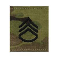 ❌️USA❌️ E-6 Staff Sergeant MultiCam (OCP) RANK ติดตีนตุ๊กแก