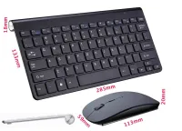 keyboard and mouse set 2.4G K908 notebook Laptop computer Black คีย์บอร์ด เม้าส์ ไวเลส ไร้สาย สีดำ สะดวก พกพา คอมพิวเตอร์ windows os x คีย์บอร์ด แป้นพิมพ์ พิมพ์ พิมพ์ดีด