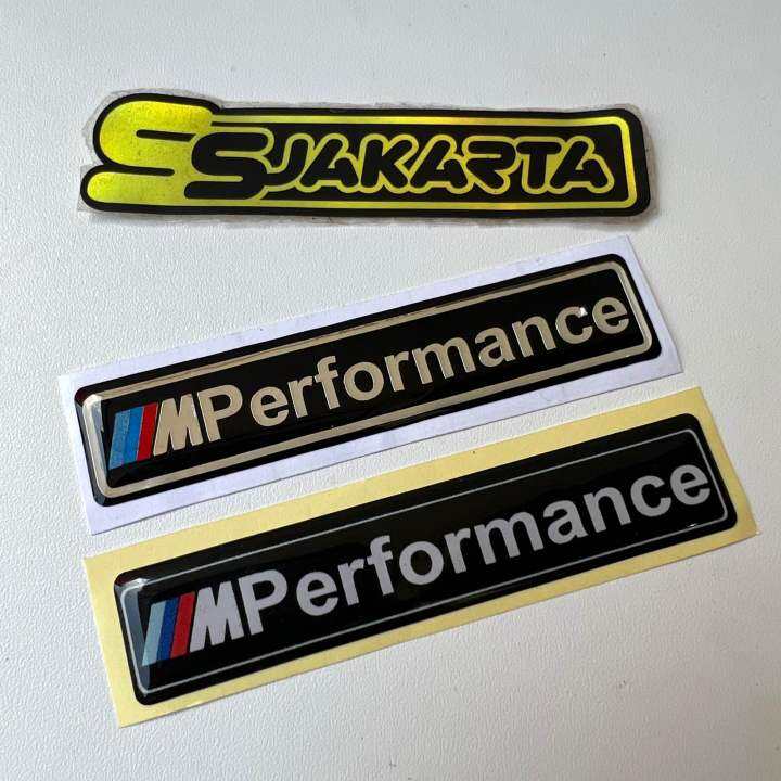 Stiker Sticker Emblem Bmw M Performance Timbul Lazada Indonesia