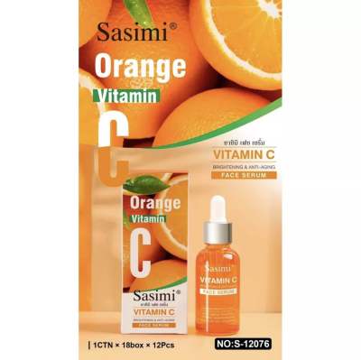 SASIMI Vitamin C Face Serum เซรั่มวิตามินซี บำรุงผิวหน้า เพิ่มความกระจ่างใส