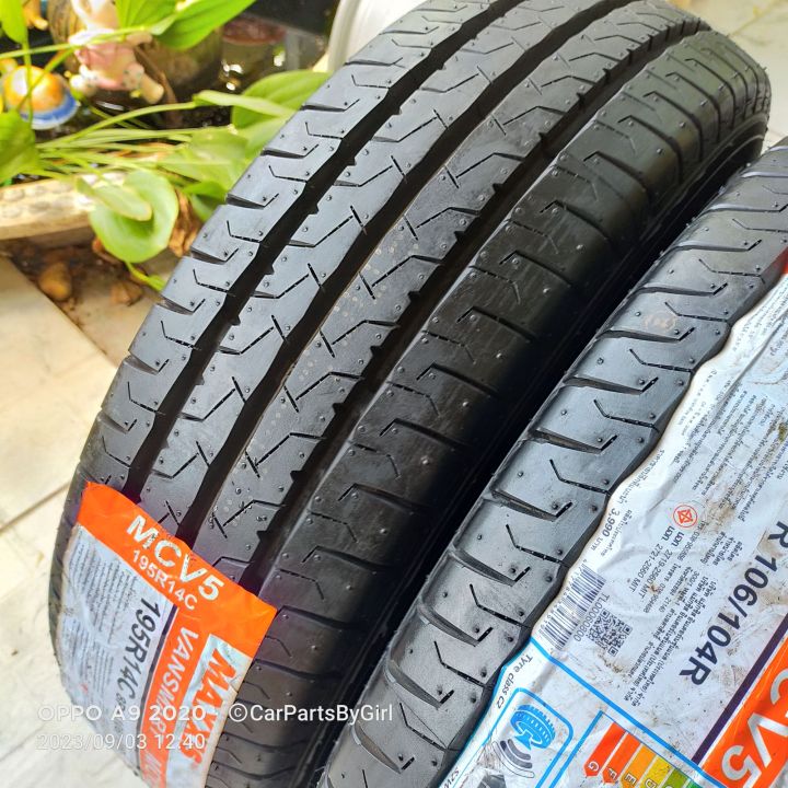 ราคาต่อเส้น-ยางใหม่ปี-21-maxxis-mcv5-195r14-รถตู้-ปิกอัพ-สำหรับบรรทุก