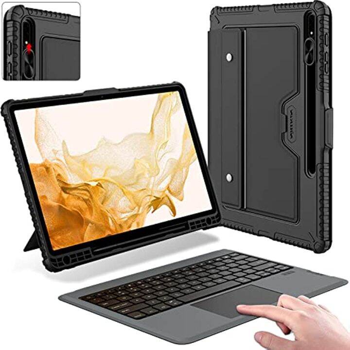 Nillkin Detachable Keyboard Case for Samsung Galaxy Tab S8 S7 FE Plus