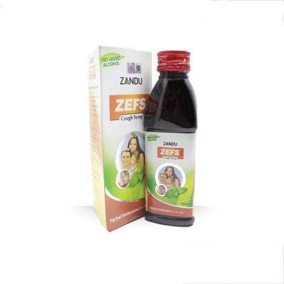 Zandu Zefs Cough Syrup 100ml Lazada