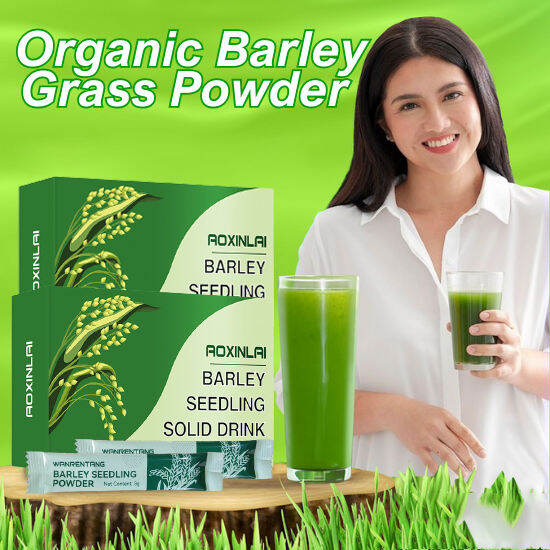 [ FREE SHIPPING ] Natural Barley Grass Powder Original 100 healthy