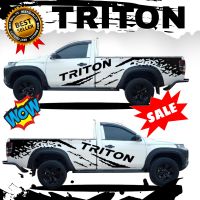 สติกเกอร์รถกระบะตอนเดียว triton ลายสาดโคลน triton สติ๊กเกอร์รถกระบะตอนเดียว triton