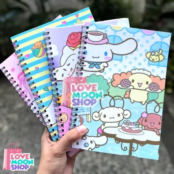 Kawaii Notebook Box Set Notepads Stationery Cute Purple Pink Diary