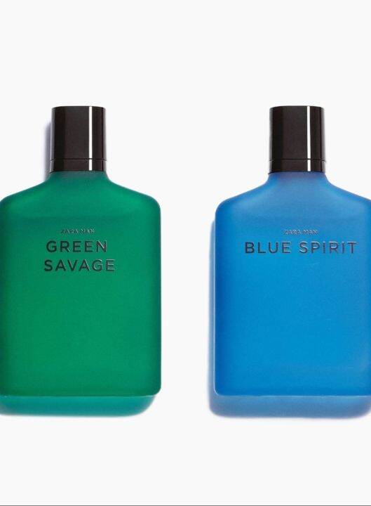 ZARA GREEN SAVAGE AND BLUE SPIRIT 100ML MENS PERFUME SET | Lazada PH