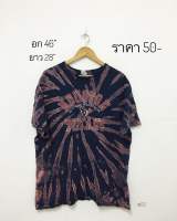 เสื้อยืดมือสองมัดย้อมไซส์ XL