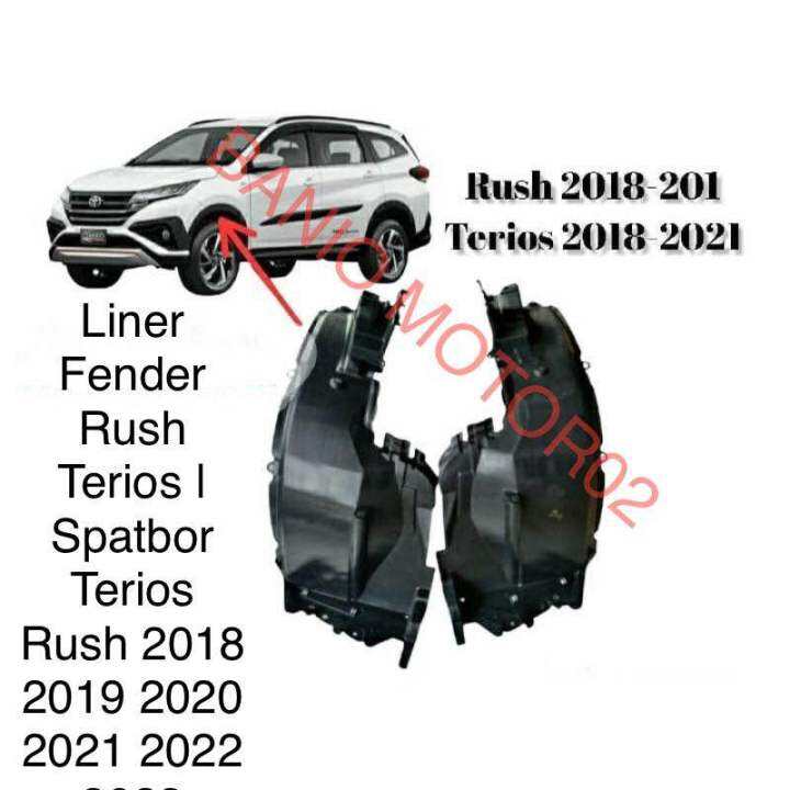 Liner Fender Rush Terios Spatbor Terios Rush 2018 2019 2020 2021 2022