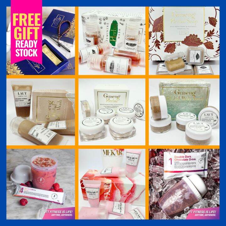 SAMPLE Jamu Tun Teja JTT Ginseng Herbal Soap Feminine Wash JEBAT MEKAR