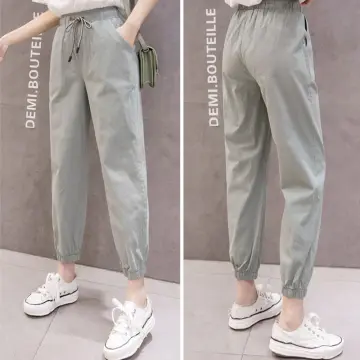 High Waist Pants Women Loose Joggers - Best Price in Singapore