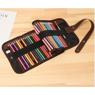 Color Pencil 36 Colour เซตสีไม้ 36 แท่ง ใช้ระบายแบบ สีน้ำ ฟรี! กล่องผ้าม้วน + ดินสอ 2B จำนวน 12 แท่ง สีไม้ ดินสอสี สีน้ำ