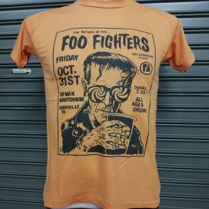 เสื้อ​วง​Foo Fightersผ้า​บาง​