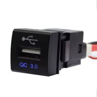 USB QC3.0 ชาร์จ ภายในรถยนต์  โตโยต้า รุ่นใหม่ คัมรี่ อัลติส  Toyota New Camry  Altis Commuter 2019 - 2021