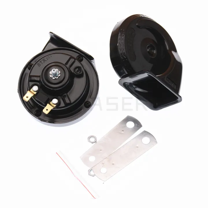 Universal รถรถจักรยานยนต์ Snail Horn Evolution Fanfare Twin Horn ชุด