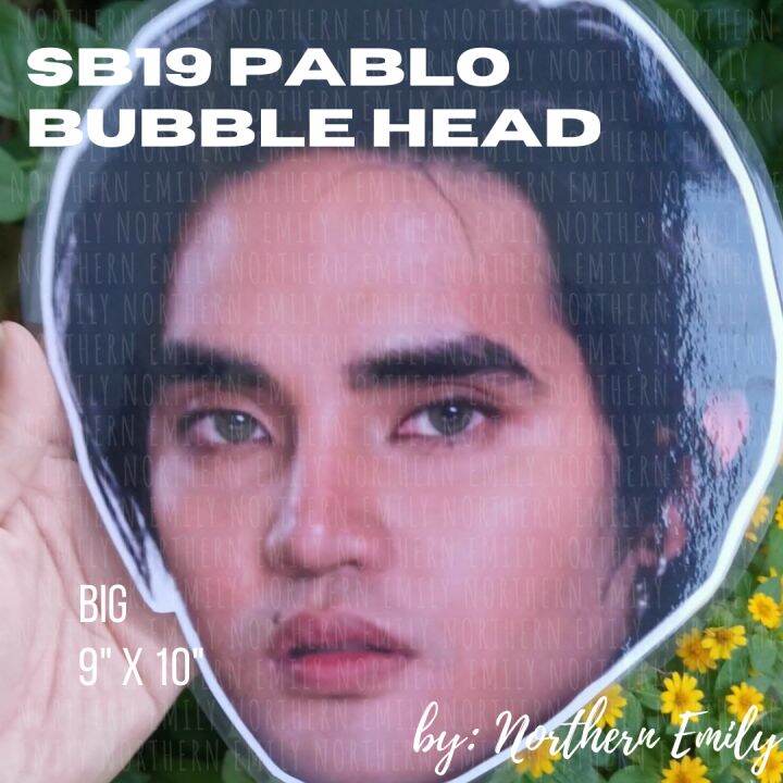 SB19 Pablo Photo Bubble Head 1 piece Glossy A'TIN Mahalima SB19 Merch ...