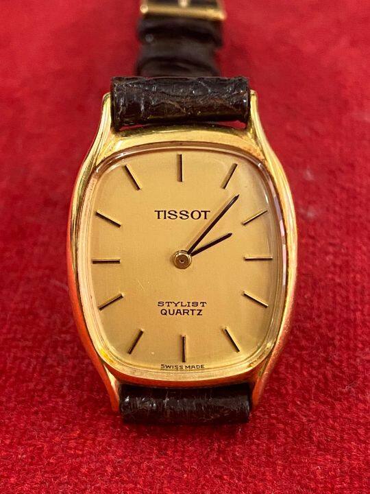 นาฬิกา-tissot-lady-ตัวเรือนทองคำแท้-18k-นาฬิกาวินเทจ-นาฬิกามือสอง-นาฬิกาผู้หญิง