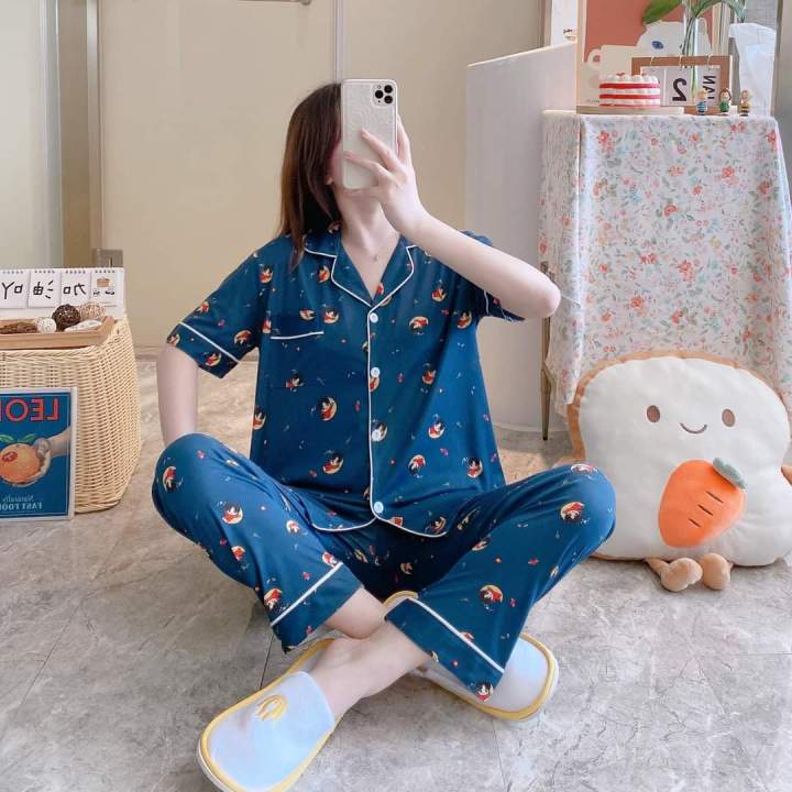 new bts bt21 sleepwear pajama Set PolyCotton Ls Lazada PH