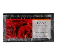 เฮลาดิฟ ชาซีลอนกลิ่นกุหลาบจากศรีลังกา Heladiv Pure Ceylon Rose Tea Bags 50g.